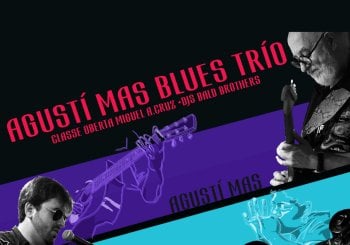 Blues a La Iguana: Agustí Mas Blues trío en Barcelona