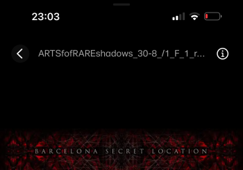 R.A.R.E SHADOWS Barcelona