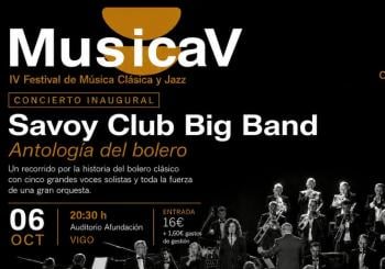 MusicaV 2026: IV Festival Internacional de Música Clásica y Jazz - SAVOY CLUB BIG BAND Vigo