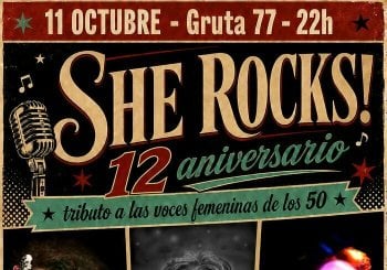 SHE ROCKS! 12º ANIVERSARIO. Tributo a las voces femeninas de los 50 en Madrid