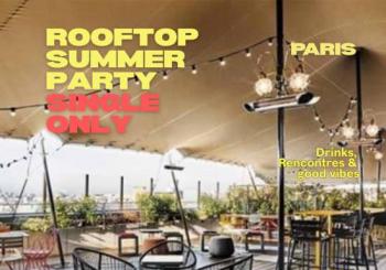 Roof Top Summer Party Célibataires Paris