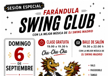 Tardeo en Farandula Swing Club. Especial Bailes de Salón a Madrid