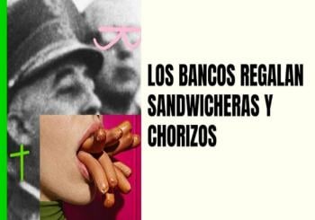 Los bancos regalan sandwicheras y chorizos en Barcelona