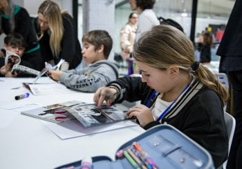CREA, PAPEL y TIJERAS, taller de collage para niños en Barcelona