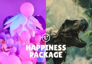 Pack Bonheur: Bubble Planet + Dinos Alive Montreal