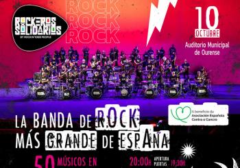 CONCIERTO ROCKEROS SOLIDARIOS en favor de la AECC de Ourense