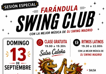 Tardeo en Farándula Swing Club. Especial Ritmos Latinos Madrid
