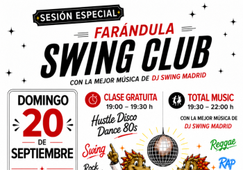 Tardeo en Farándula Swing Club. Especial Total Music Madrid