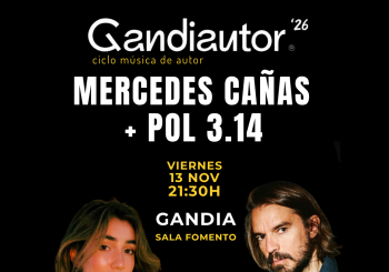 Mercedes Cañas + Pol 3.14. Gandiautor'26 Valencia/València