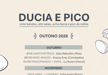 Concerto de TRES PESOS na sala Guión Clube _Ciclo Ducia e Pico Coruña, A