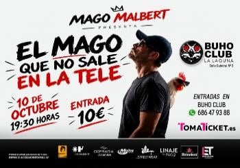 Mago Malbert en Tenerife. Mago Malbert presenta