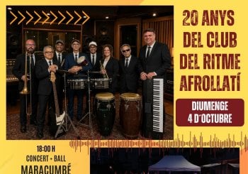 Festa del vintè aniversari del Club del Ritme Afrollatí en Barcelona