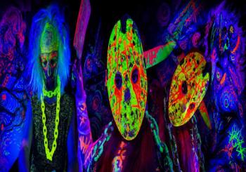 Halloween Neon Naked Life Drawing in Angel! London