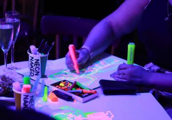 Multi- Model Experience! Neon Naked Life Drawing! London