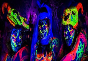 Halloween Neon Naked Life Drawing | Clapham North! London