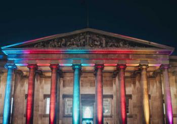 80s Silent Disco inside The British Museum London