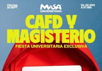 Fiesta de Magisterio y Cafd en Alicante