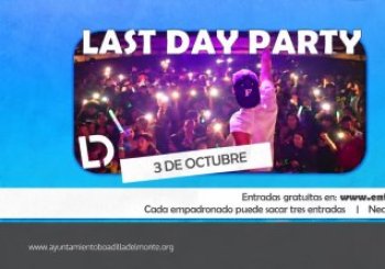 LAST DAY PARTY. 14 – 17 años – SÁBADO 3 en Parque Nacedero en Madrid