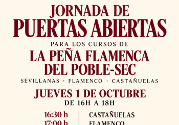 Portes obertes Peña flamenca del Poble-Sec Barcelona