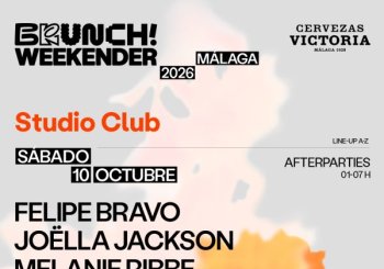 BRUNCH! WEEKENDER @ STUDIO CLUB _ 10&11OCT26 en Málaga