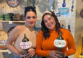 Mosaic Lamp Making Classes in Winchester