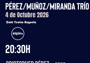 Pérez/ Muñoz/ Miranda Trío, en el Café Teatro Rayuela en Santa Cruz de Tenerife