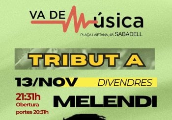 Tribut a Melendi en Barcelona