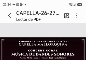 CONCERT DE BANDES SONORES Balears, Illes