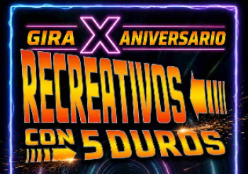 Recreativos con Cinco Duros : X Aniversario en Madrid