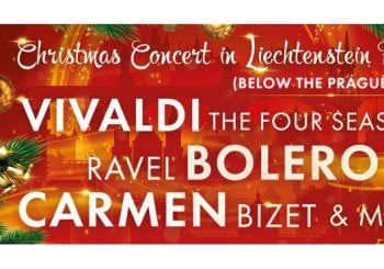 Concierto de Navidad el Palacio de Liechtenstein bajo el Castillo de Praga Praga