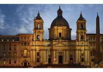 Gran opera in Plaza Navona de Roma