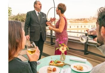 Ópera y aperitivo en la azotea de Trastevere Roma